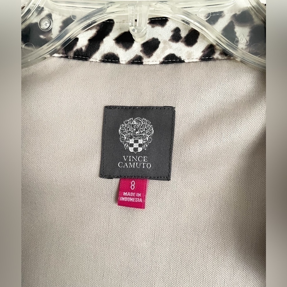 NWT Vince Camuto Leopard Print Dress Size 8 - Picture 4 of 6